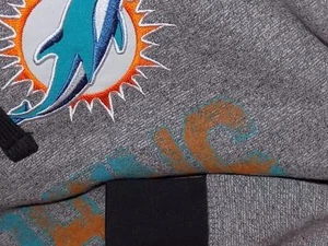 SUDADERA CON CAPUCHA MIAMI DOLPHINS MAJESTUOSA GAMEDAY CLÁSICA CARBÓN BREZO NUEVA CON ETIQUETAS - Imagen 1 de 5