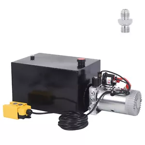 HOMIZEN Hydraulikaggregat Hydraulikpumpe 20L Kippanhängerpumpe Einfachwirkend - Bild 1 von 12