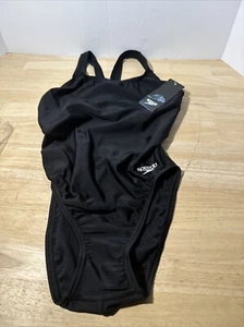 Costume da bagno Speedo Pro LT Competitive Supro-A Team nero pezzo unico taglia 6/32 nuovo. - Foto 1 di 7