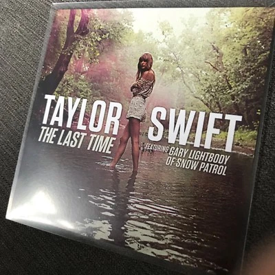 TAYLOR SWIFT 'THE LAST TIME' RARE ONE TRACK DUTCH BIG MACHINE RECORDS PROMO CD - Image 1 of 2