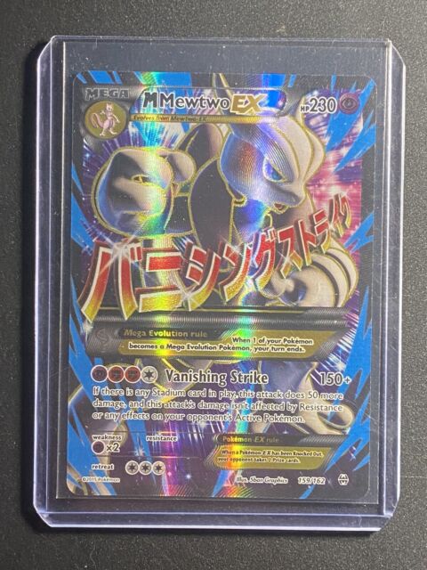 ULTRA RARE Mega M Mewtwo EX 64/162 XY Breakthrough Pokemon TCG Holo Foil -  MP