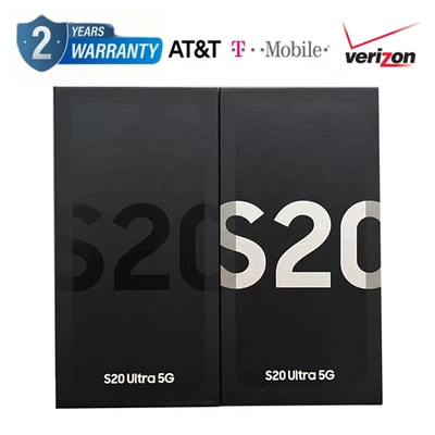 Nuevo Samsung Galaxy S20 Ultra 5G G988U 12+128 GB Desbloqueado de fábrica 108 MP GSM+CDMA Foto 1 de 4