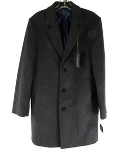 Abrigo Michael Kors Gris Jaspeado Oscuro Madison Mezcla Lana 36S Nuevo con Etiquetas Lista $495 - Imagen 1 de 9
