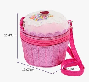 Claire's Club Girls Crossbody Purse Coin Purse Cupcake  - Picture 1 of 4