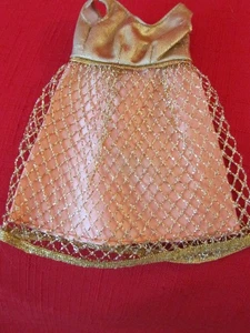 Minivestido vintage de Barbie Francie Gold Rush #1222 - Imagen 1 de 5