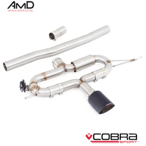 Cobra Sport F66 JCW Exhaust System GPF Back Valved Carbon Tip MN89 - Picture 1 of 17