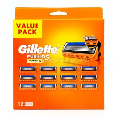 Gillette Fusion 5 Power Rasierklingen Ersatzklingen Vorteilspack 12er Packung
