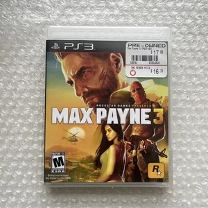 Max Payne 3 PS3 CIB W/ Manual - PlayStation 3 - Excellent Condition! - Picture 1 of 8