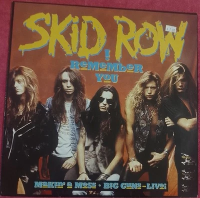 SKID ROW - I REMEMBER YOU 12" SINGLE GERMAN PRESSING - Image 1 of 4