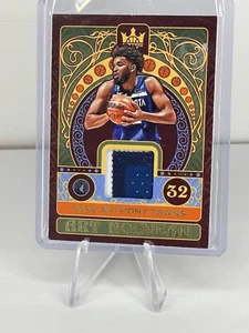 Karl-Anthony Towns 2022 Court Kings Art Nouveau /25 Game Used 3 Color Patch - Picture 1 of 2