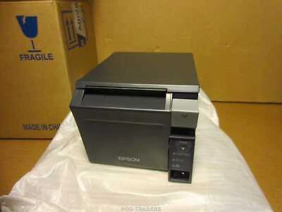 Epson TM-T70II M296A USB Thermal POS 80mm Receipt Printer Black NEW NEU NUOVO - Bild 1 von 4
