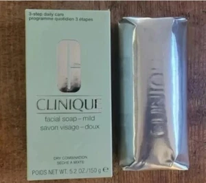 Clinique MILD Facial Soap Bar, dry combination skin 150g BOXED - no dish - Picture 1 of 6