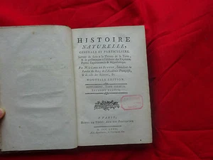 BUFFON, INTENDANT DU JARDIN DU ROI (comte de) - Histoire naturelle - Picture 1 of 1