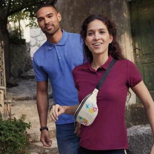 Polo Shirts Mens Plain Tee T Shirt | All Colours Fruit of the Loom 65/35 S-5XL - Picture 1 of 54