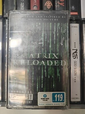 The Matrix Reloaded FACTORY SEALED DOUBLE cassette album - Image 1 of 4