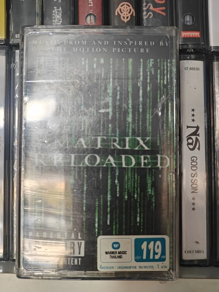 The Matrix Reloaded FACTORY SEALED DOUBLE cassette album - Image 1 of 4