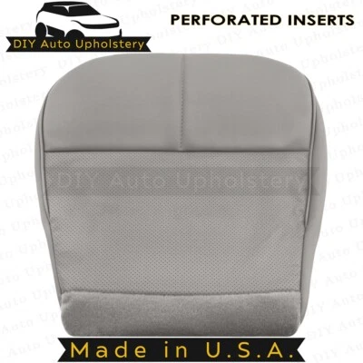 1992-1999 For Ford E250 Econoline van Driver Bottom Vinyl Cover Gray Perforated - Image 1 of 4