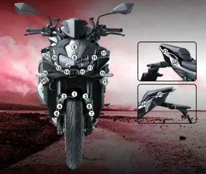 Eazi-Grip Motorcycle Paint Protection Kawasaki ZH2 2020- Gloss - Picture 1 of 1