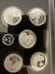 2022 S Us United States Mint Silver Proof Quarter Set No Box/coa - Picture 1 of 2