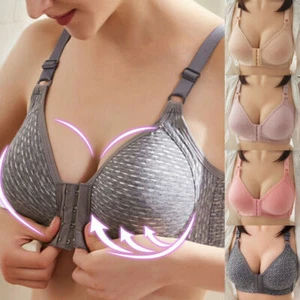 Sujetador Mujer Inalámbrico Acolchado DEPORTES Cremallera Delantera Yoga Cami Push Hasta T ≌ - Imagen 1 de 16