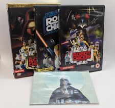 STAR WARS ROBOT CHICKEN EPISODES 1 AND 2 DVD BOX SET INCLUDING ART CARDS PAL R2