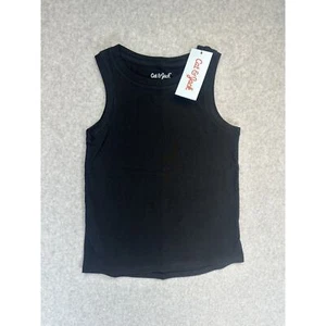 Cat & Jack Boys Shirt Sleeveless Black Size 5T NWT - Picture 1 of 7