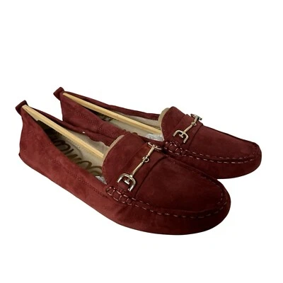 Sam Edelman Women's Suede Moccasins Falto Rosewood Loafers Sz  US 5.5 M EU 35.5 - Image 1 of 4