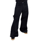 Heartless Jeans Hose Orwell Industrial Cyber Goth Trousers Weites Bein Rave 