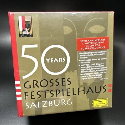 50 Years Grosses Festspielhaus Salzburg [DG 25 CD Box Set] NEW SEALED - Image 1 of 4