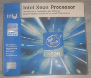 Procesador Intel Xeon 2,66 GHz 512K CACHÉ 533 MHz FSB zócalo 604 SL6VM EMBALAJE ORIGINAL NUEVO - Imagen 1 de 3