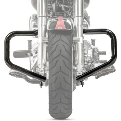 Paramotore Mustache per Harley Davidson Softail Springer 00-04 nero - Immagine 1 di 4