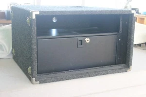 Stanton 6U Rack Mount DJ Road Case 16" Deep Felt USA + Lockable Rack Box! - Picture 1 of 7