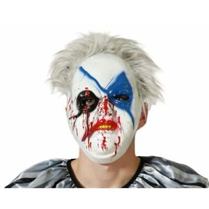 Mask Terror Halloween Evil Male Clown Costume Accs NUEVO