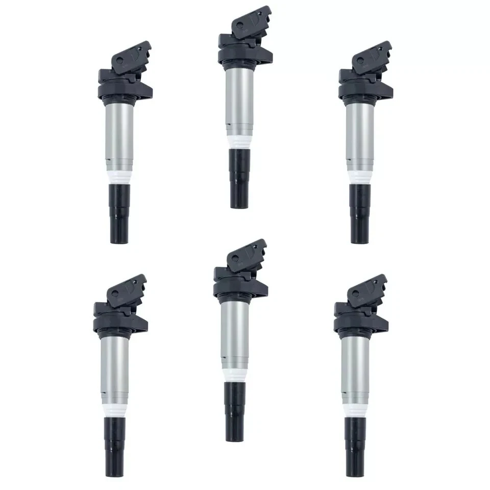 6 Piece Engine Spark Ignition Coil Kit Direct Fit for BMW - Imagem 1 de 1
