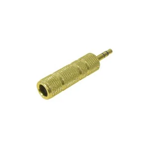 Adapter 3,5mm St. Klinkenstecker auf 6,3mm St. Klinkenkupplung - Bild 1 von 1