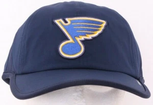 NEW St. Louis Blues Superlite Adidas Navy Blue strap Baseball Hat Adult OSFA - Picture 1 of 9