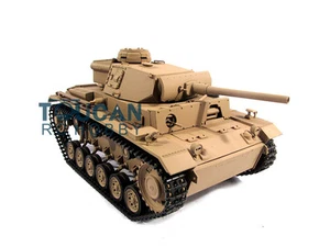 Mato 1/16 RTR RC Tank 1223 German Panzer III Almost 100% Metal Yellow BB Pellet - Picture 1 of 3