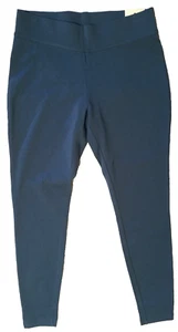 NEW Lands End Women Starfish Mid Rise Slim Legging Elastic Waist Pants Sm 6-8 - Picture 1 of 9