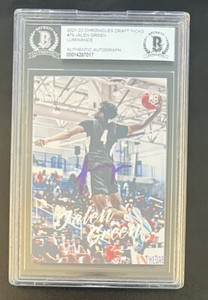2021-22 Panini Chronicles Draft Picks #79 Jalen Green Auto RC BGS Authentic