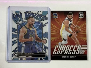 2024-25 Donruss Optic Stephen Curry My House #17 + Express Lane #13 Base GSW - Picture 1 of 5