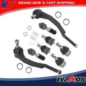 Inner Outer Tie Rods Upper Lower Ball Joints 8x For 02-08 Chevrolet GMC Isuzu - Bild 1 von 8