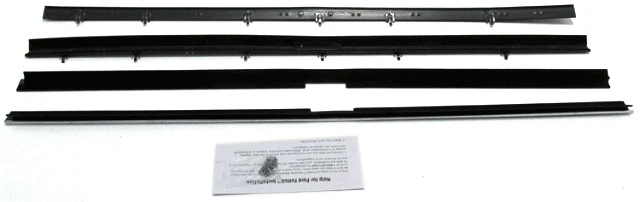 Window Sweeps Felt Kit for Lincoln Mark VII 1984-1990 Sedan Replacement 4pcs - Image 1 of 4