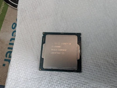Procesador CPU Intel Core I5-6600K SR2L4 3,50 GHz 4 núcleos 6 MB LGA 1151 91 W probado Foto 1 de 2