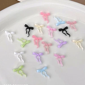 50Pcs Butterfly Knot Resin Nail Art Decorations Professional Use - Picture 1 of 22