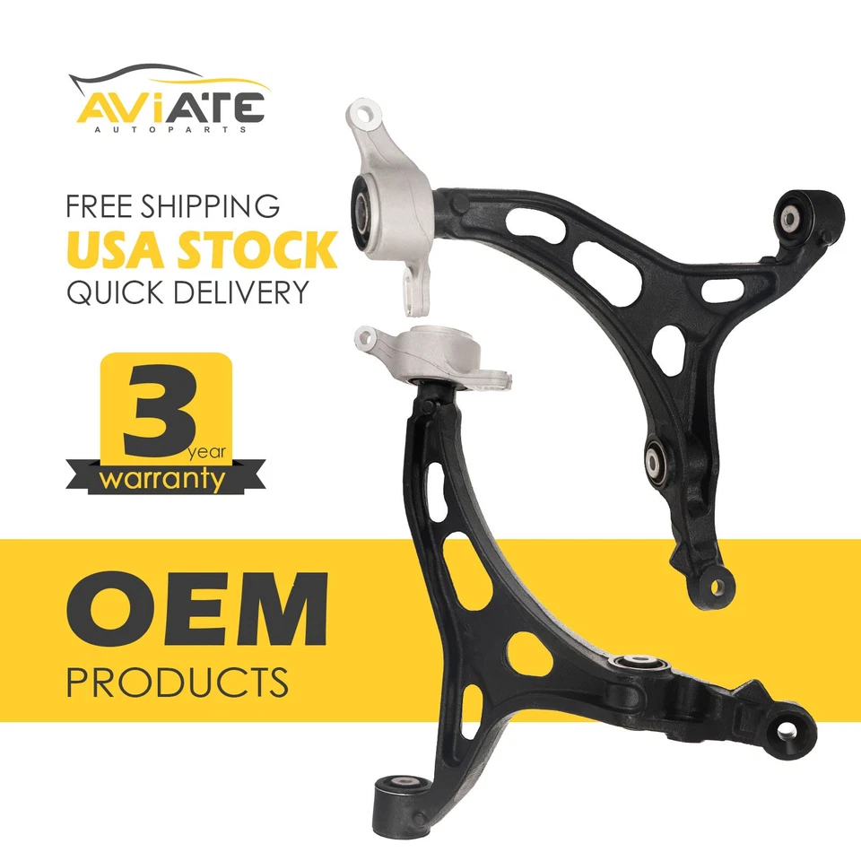 For 2011 2012-2015 Jeep Grand Cherokee Dodge Durango 2x Front Lower Control Arm - Image 1 of 4