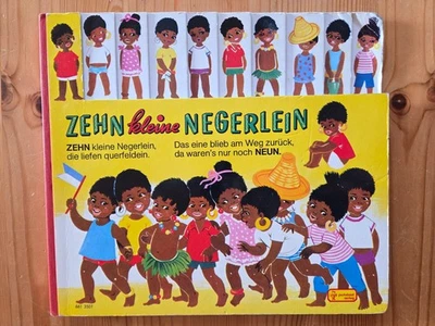 "ZEHN KLEINE NEGERLEIN" UNZENSIERT UNGESCHÖNT Bilderbuch ERSTAUSGABE 1965 R!R!R! - Bild 1 von 4
