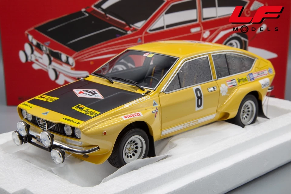 1:18 Alfa Romeo Alfetta Gr.2 Autodelta Rally 4 Regioni 1975 LM199A - Laudoracing - Immagine 1 di 4