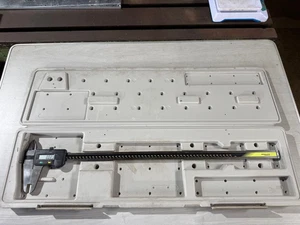 Pinza Digimática ABSOLUTA Larga MITUTOYO CD-60C 0-600mm Usada con Caja, Tarjeta - Imagen 1 de 5