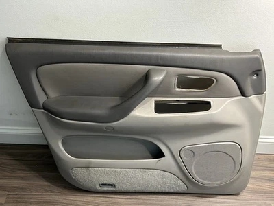 Panel de puerta delantera izquierdo Toyota Sequoia 2001-2004 gris FB11 OEM Foto 1 de 4