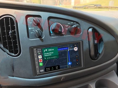 For 1998-07 2008 Ford E-250 E-350 Super Duty Carplay Car Stereo GPS Android Auto - Image 1 of 4